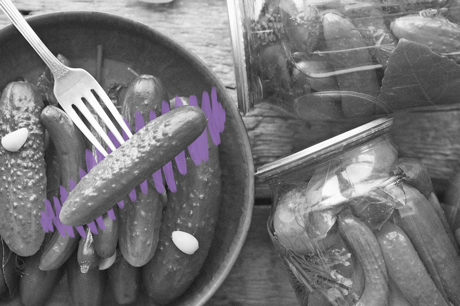 Pickled cucumbers