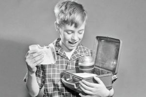 Metal lunch box, 1950s