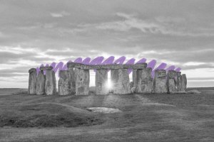 Stonehenge at sunset