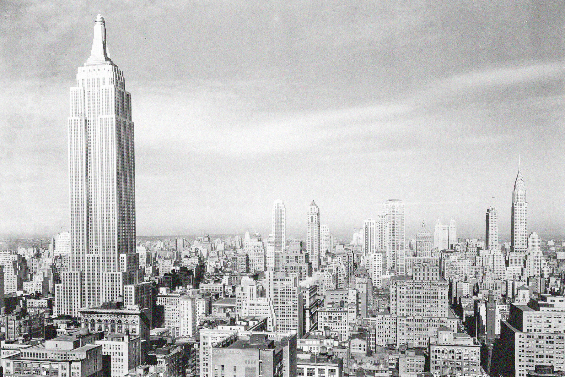 Manhattan skyline, 1940s