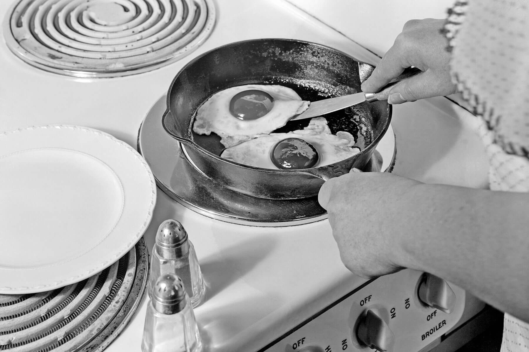 Iron skillet breakfast