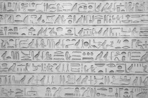 Egyptian hieroglyphs