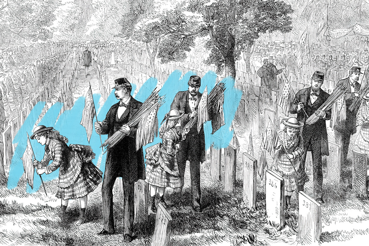 Decoration Day in Philadelphia, 1876