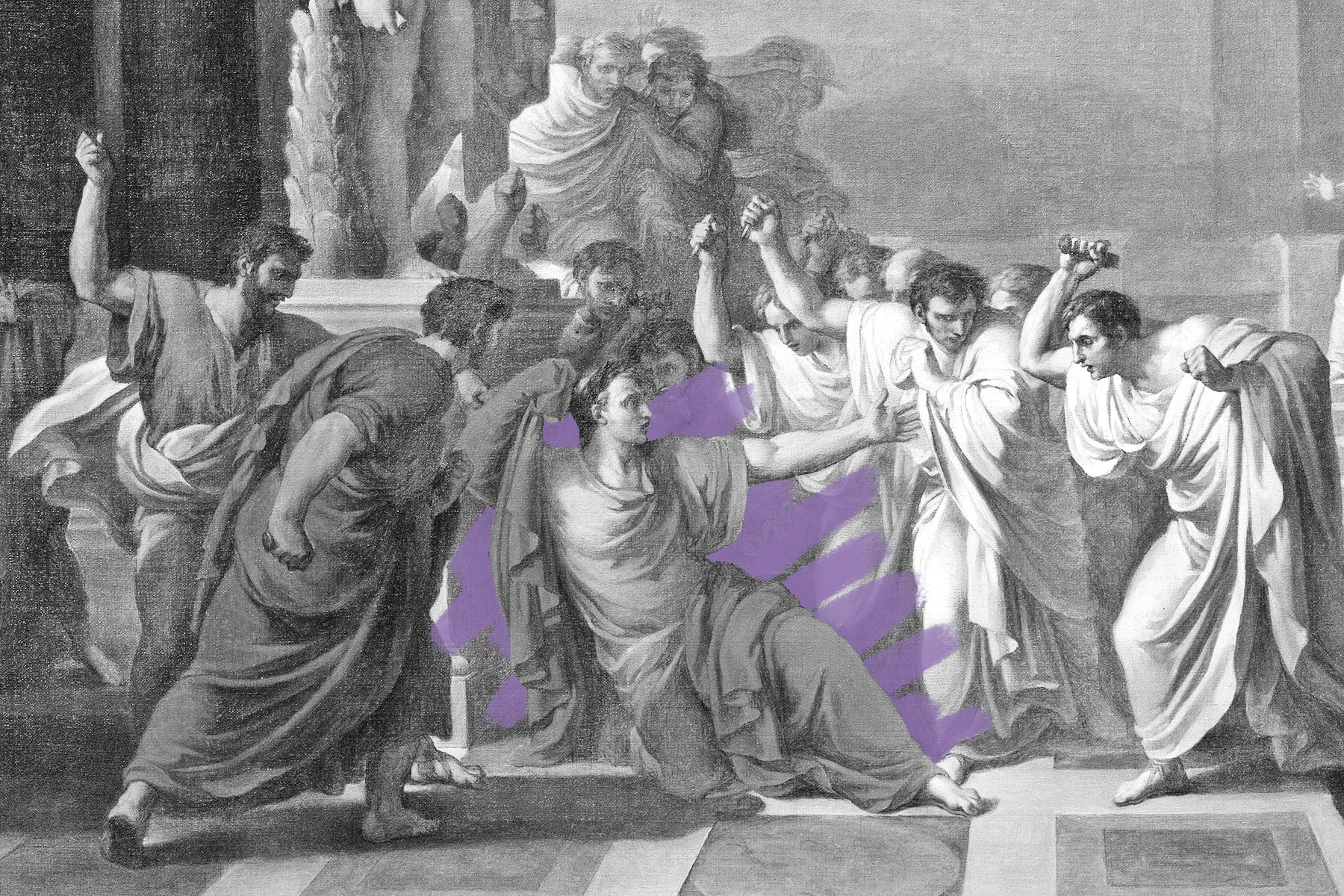 Death scene of Caesar