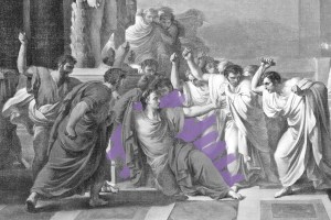 Death scene of Caesar
