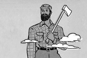 Paul Bunyan illustration