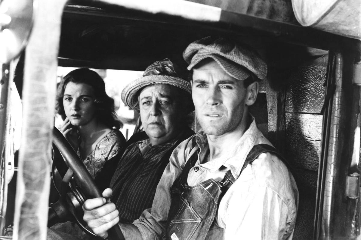 On the set of “The Grapes of Wrath”