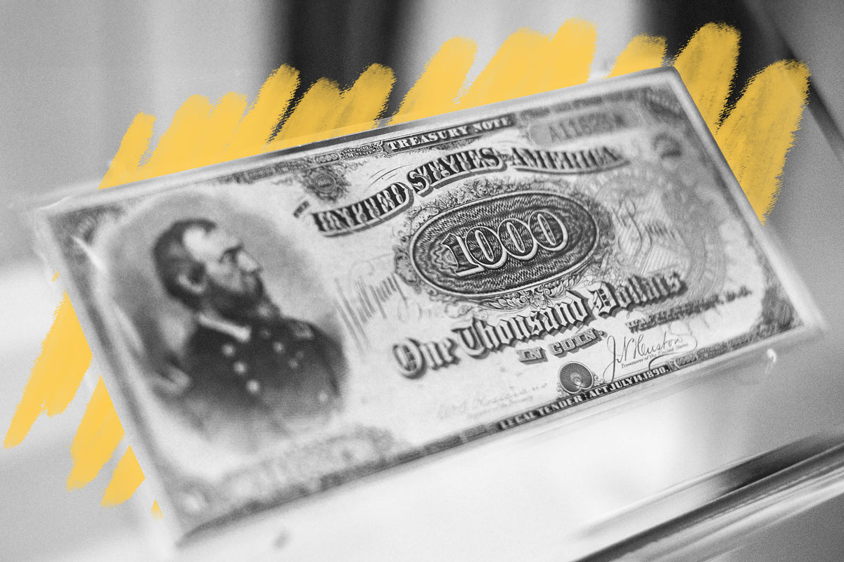 $1,000 "Grand Watermelon" Treasury Note