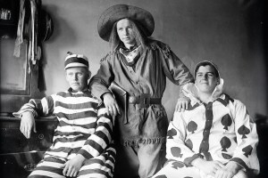 Men in costume, circa 1915