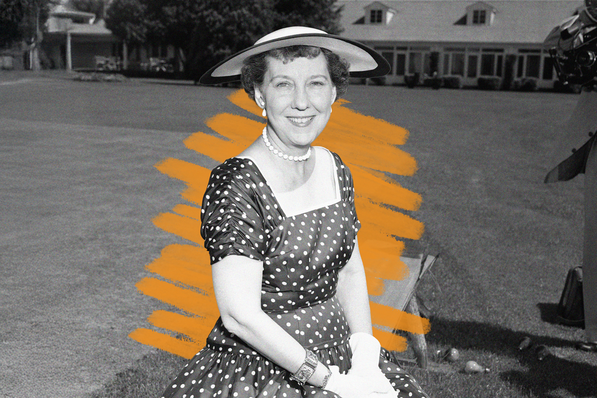 First Lady Mamie Eisenhower, 1954