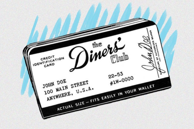 1957 Diners' Club card